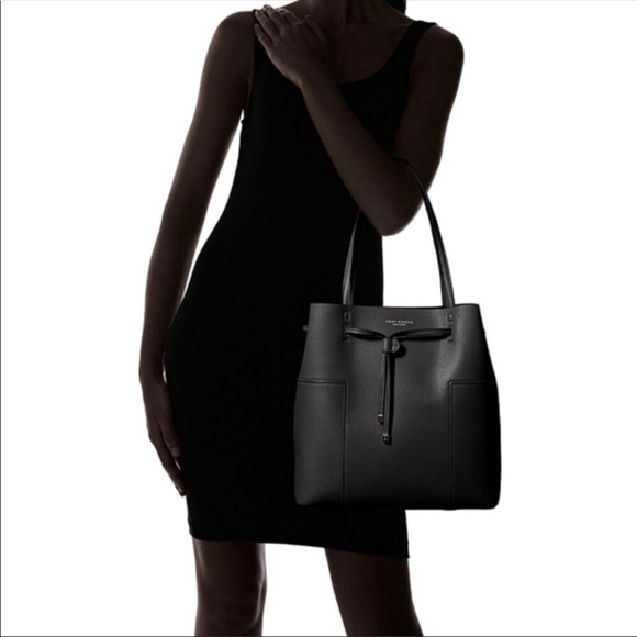 Tory Burch Drawstring Block Bag - Picture 3 of 8